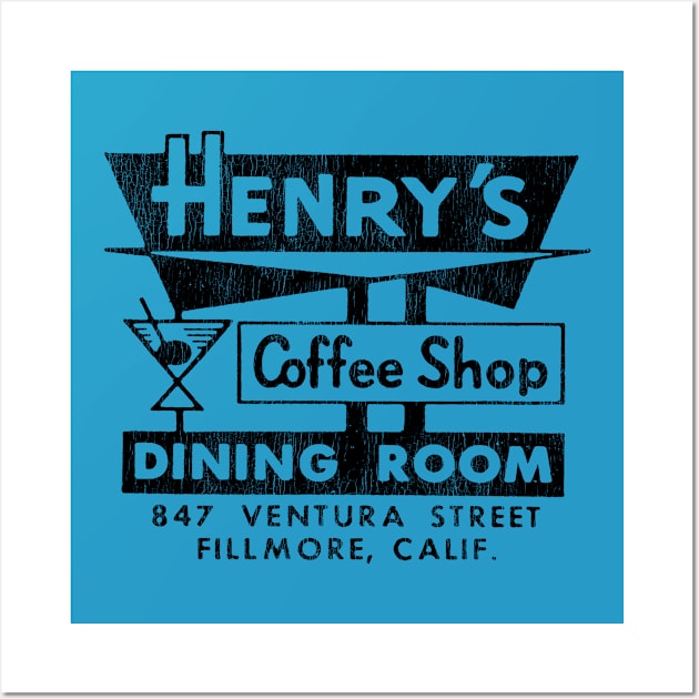 Henry's Coffee Shop Wall Art by KevShults